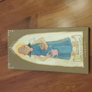 Handpainted Saint Flora Canvas